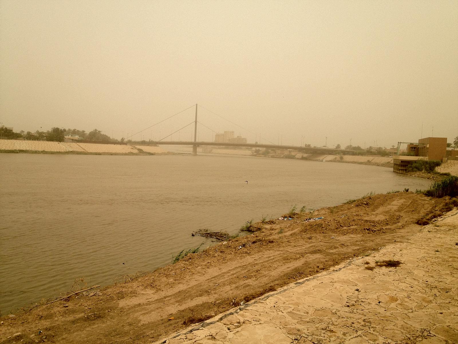 View of the river! Muddy muddy river...